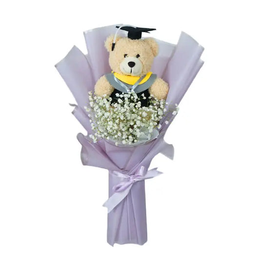 Baby Breath Bear Bouquet