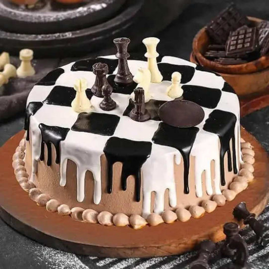 Chocolate Checkerboard Cake