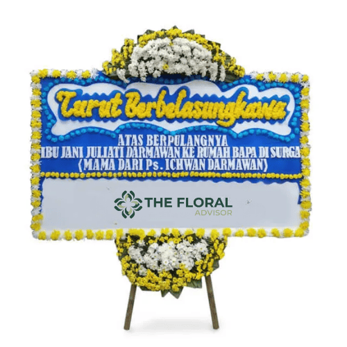 Bunga Papan Duka Cita Biru – Papan Bunga Eternal Lullaby