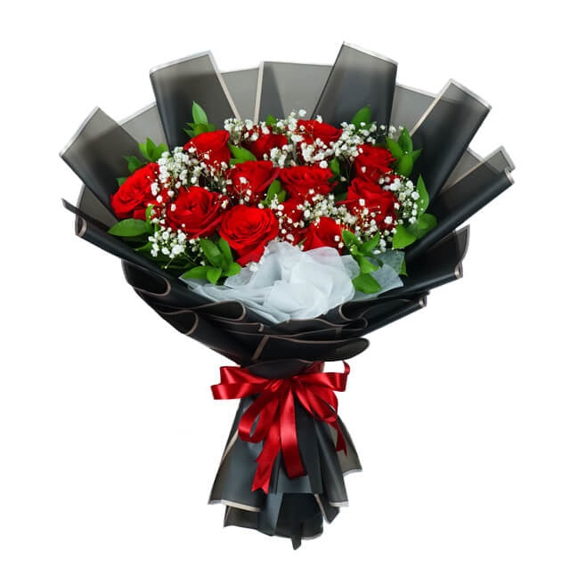 Wonder Red Radiance Rose Bouquet