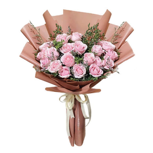 Genesis Pink - Buket Bunga Mawar Valentine