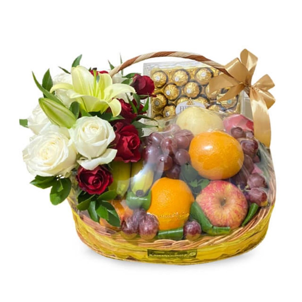 Hampers Buah dan Bunga