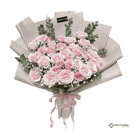 Large Bouquet of Pink Roses - Regal Roses