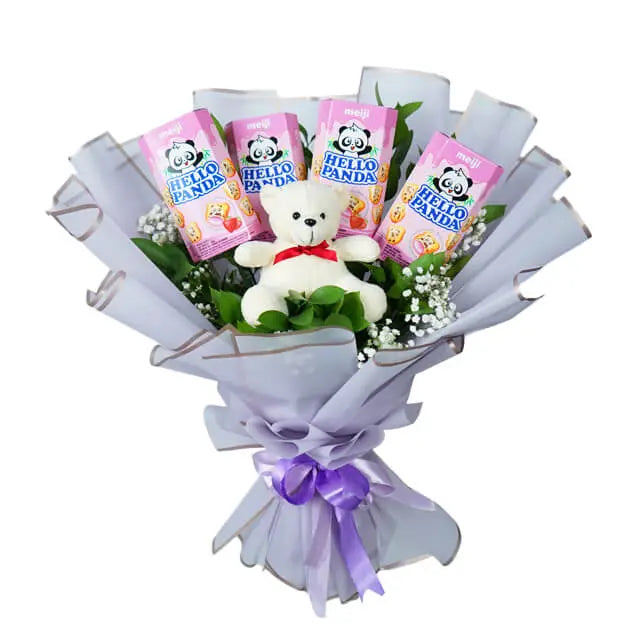 Teddy Culinary Companion Hand Bouquet