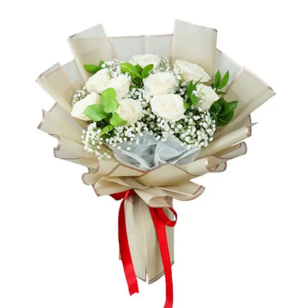 Mawar Putih untuk Keindahan yang Menawan - Wonder Moonlit White Rose