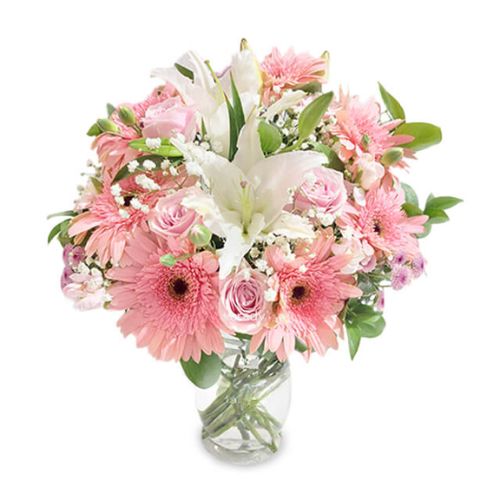 Bunga Meja Mixed Flowers Classic - Amel